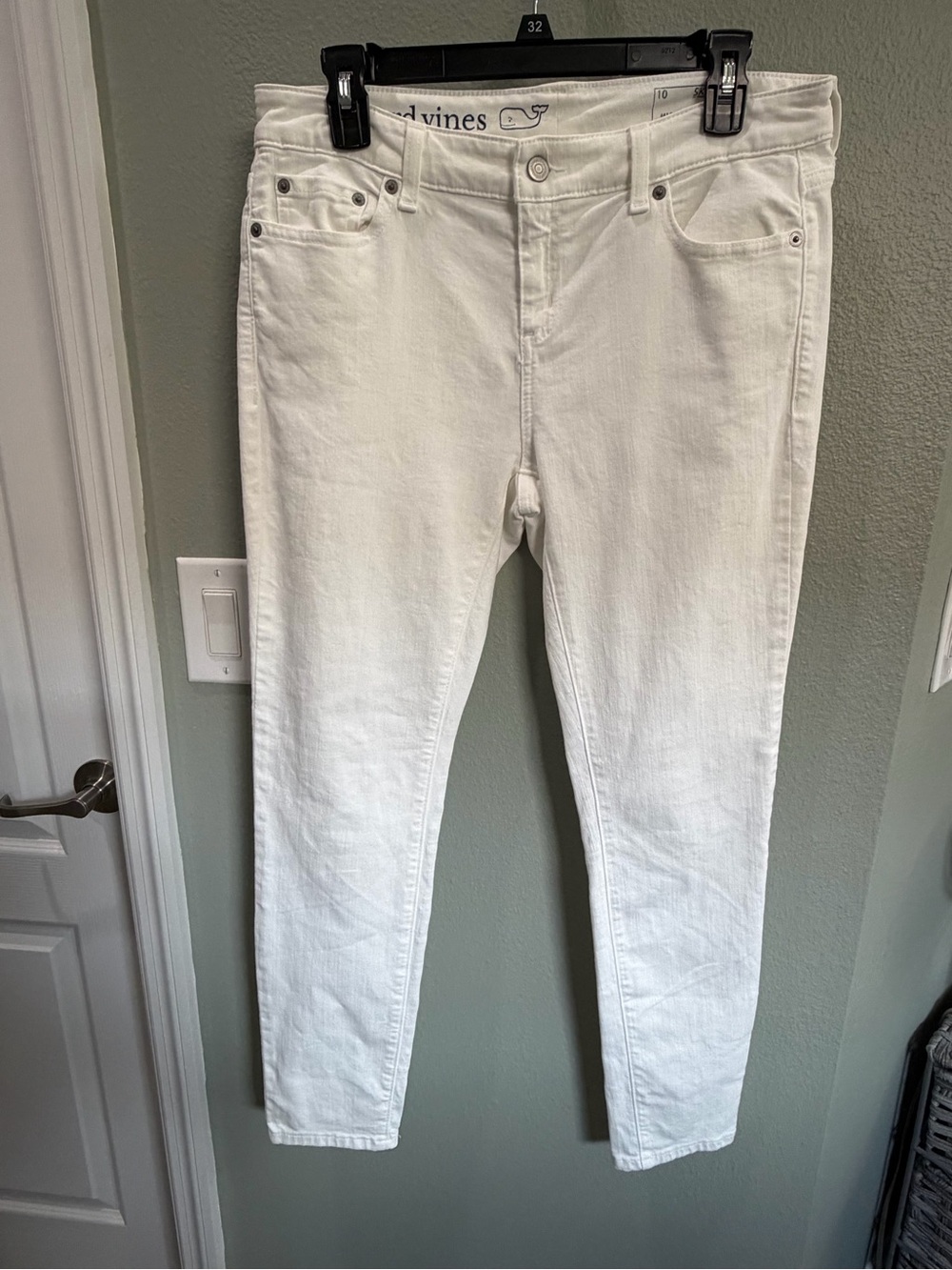 Vineyard Vines Women's White Skinny Jeans